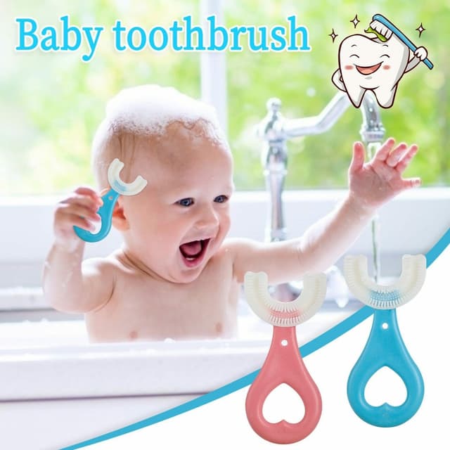 U shaped 360 toothbrush