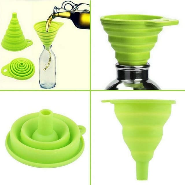 Oil silicone funnel