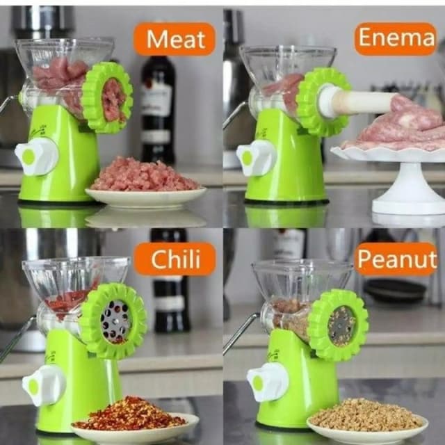 Manual meat mincer