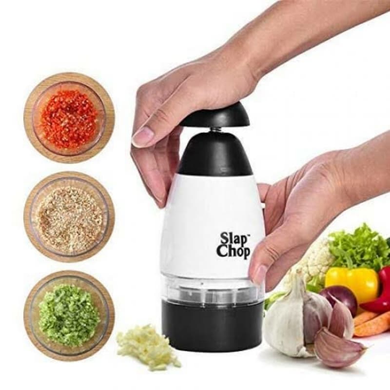 Slap chop hand grinder