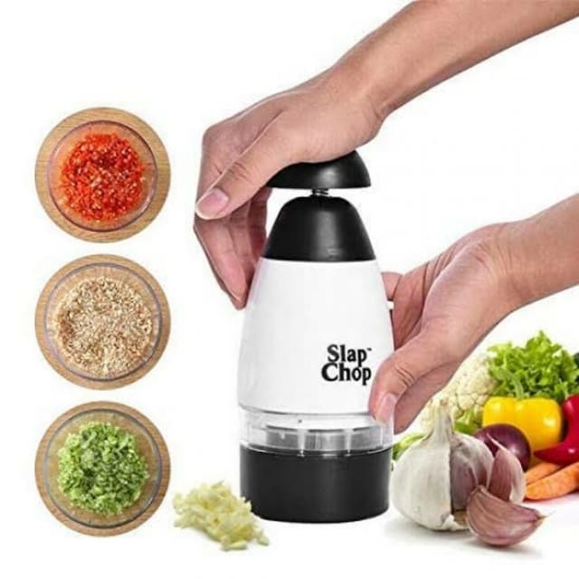Slap chop hand grinder