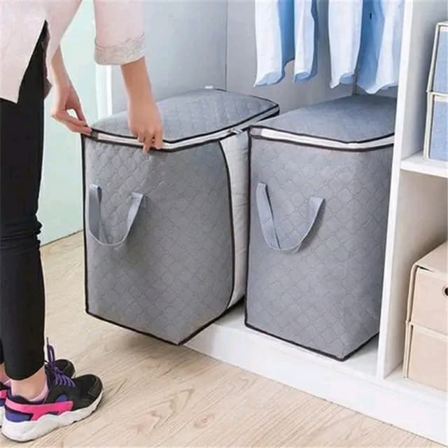 Pack of 2 portable Bamboo bags